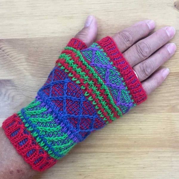 Mappe *MixUp* - Musterbausteine für 1000 und 1 bunte Socke oder Armstulpe mit 4 (+1) konkreten Anleitungen Bild 6