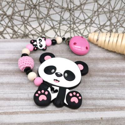 Beißkette ohne Name  Mädchen Pandabär 