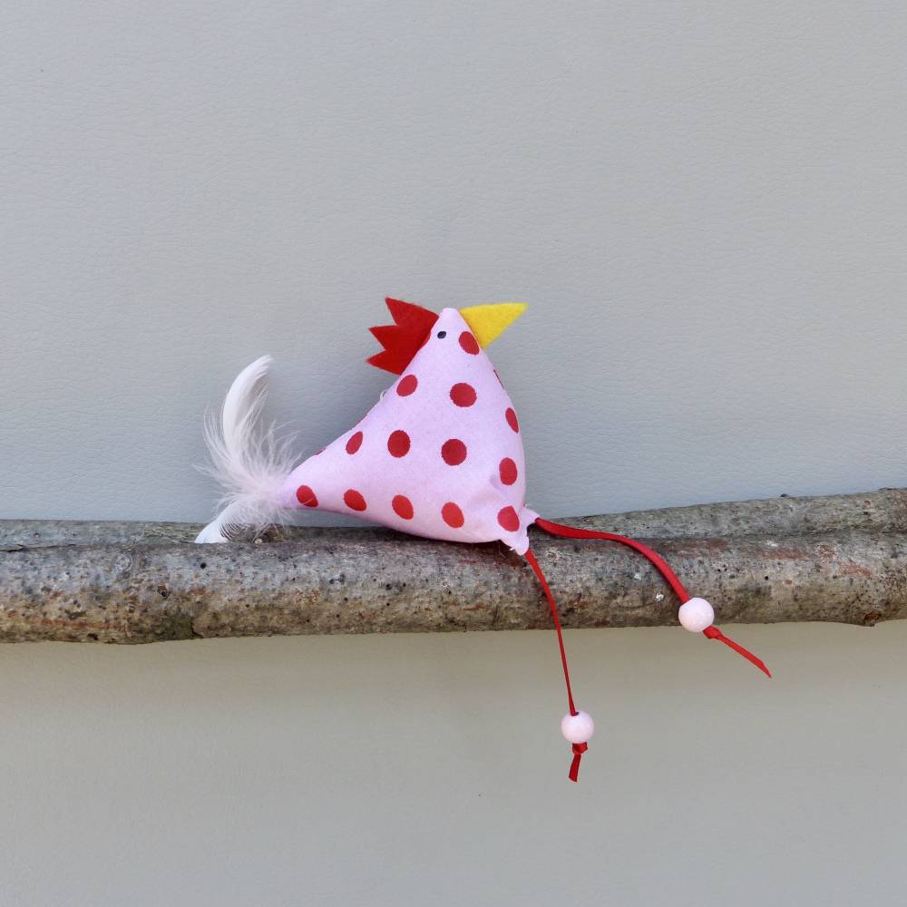 Huhn, Osterdeko, 1 St. Stoffhuhn, Oster-Hühnchen Bild 1