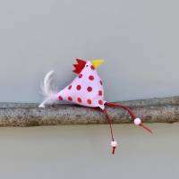 Huhn, Osterdeko, 1 St. Stoffhuhn, Oster-Hühnchen