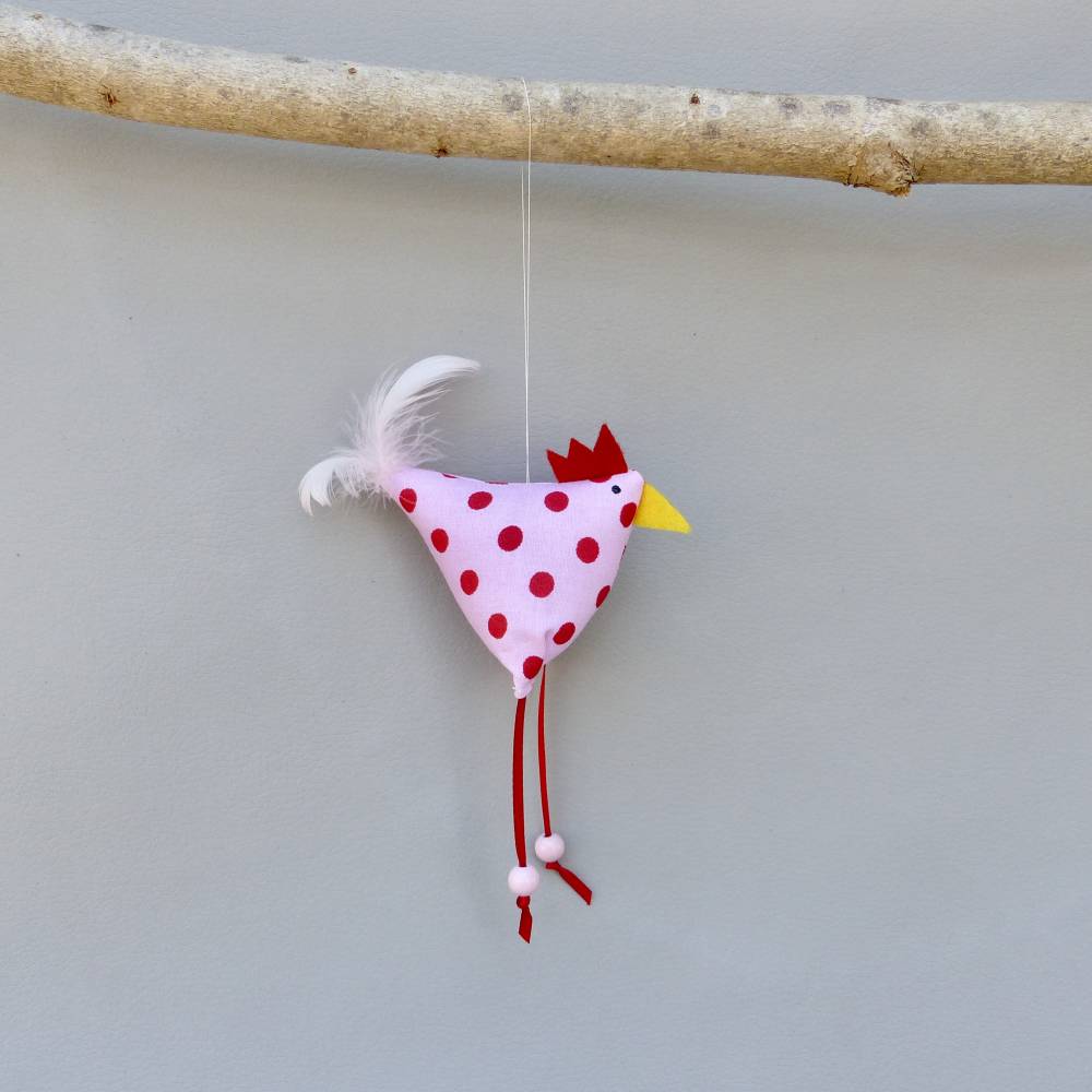 Huhn, Osterdeko, 1 St. Stoffhuhn, Oster-Hühnchen Bild 3