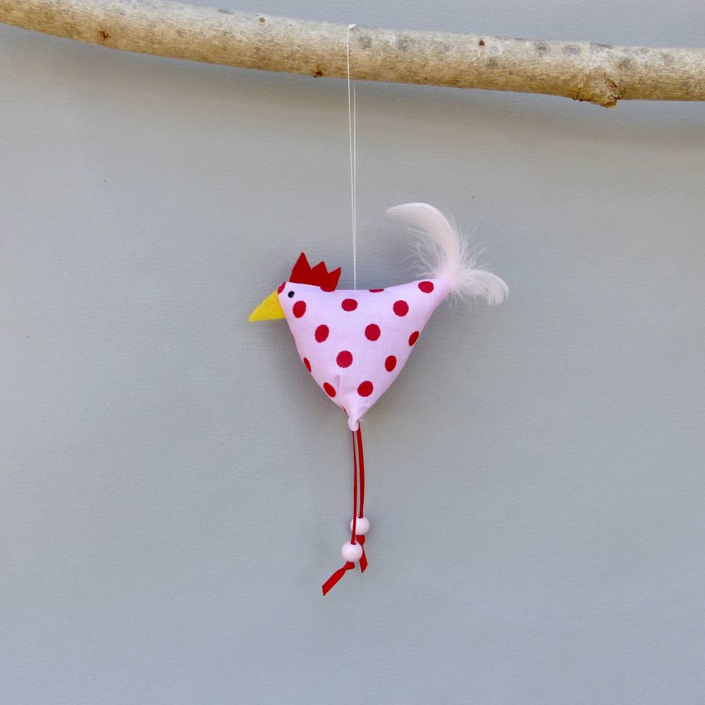 Huhn, Osterdeko, 1 St. Stoffhuhn, Oster-Hühnchen Bild 4