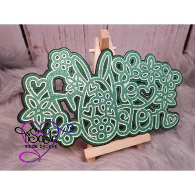 3D Plotterdatei "Frohe Ostern" SVG/DXF