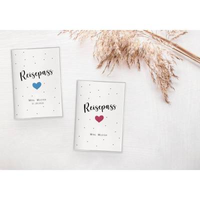 Reisepass-Hülle "Dots" | für Erwachsene & Kinder | PERSONALISIERT