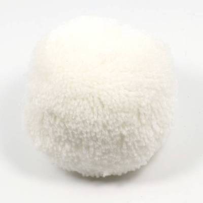 Pompoms, Weiß, 50mm, 2 Stück