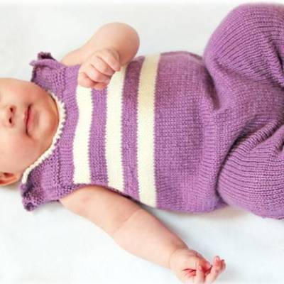Strickanleitung Strampler Wunderkind in den Größen 50 bis 68