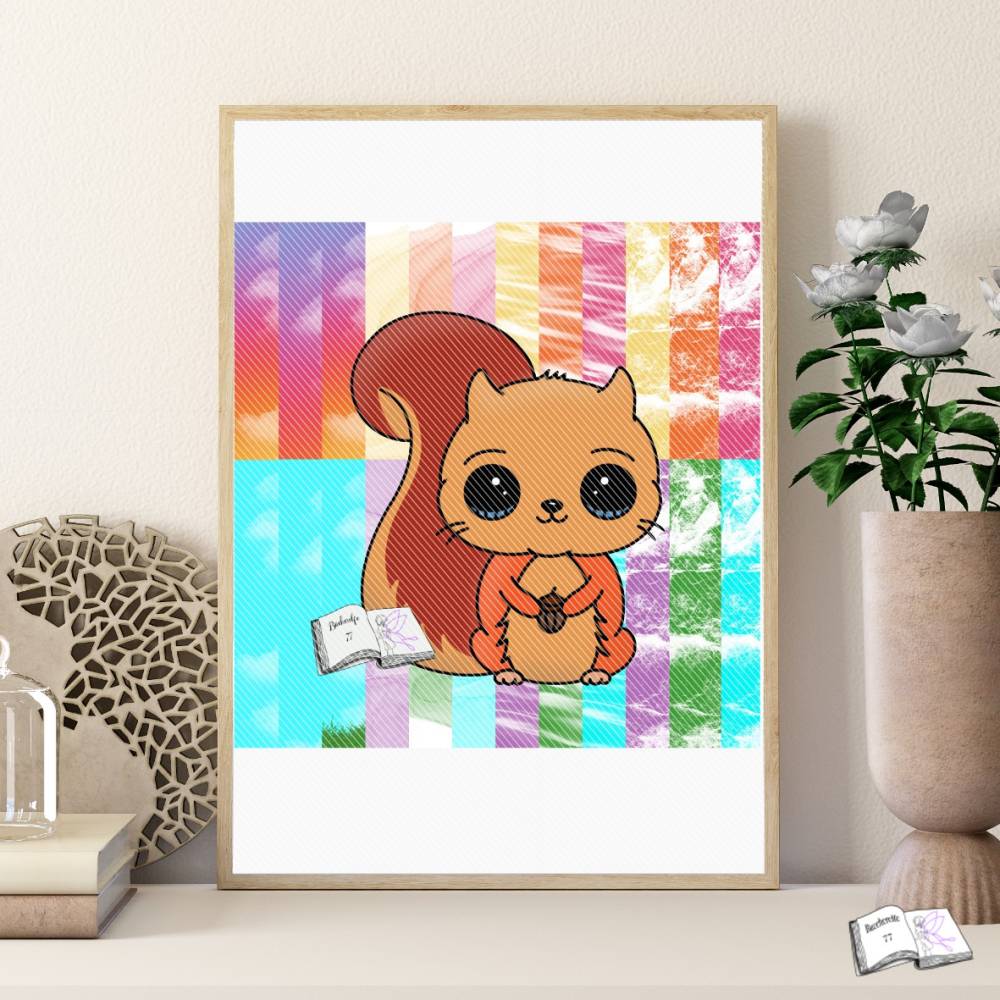 Digiset Eichhörnchen Puschel Bild 1