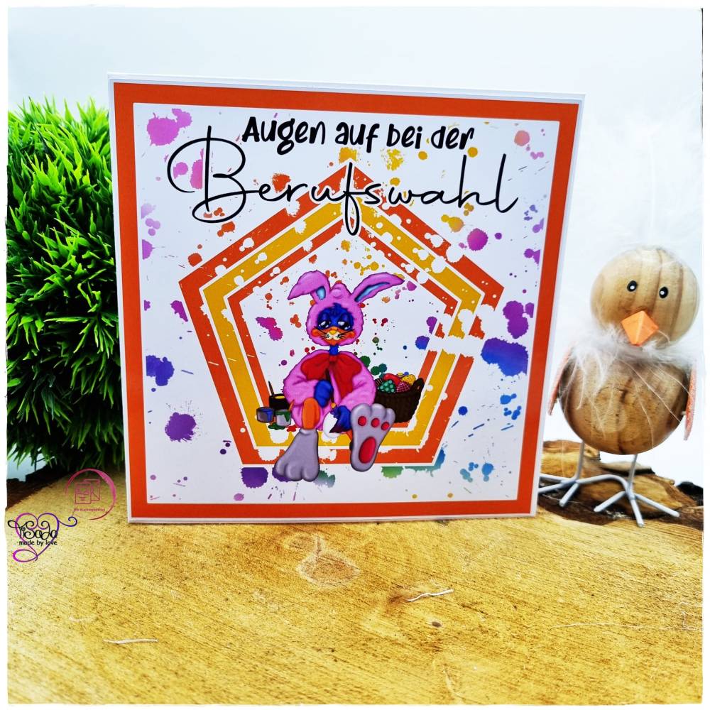 Plotterdatei und DigiStamp "Osterhahn" ,SVG, DXF, PNG, inkl. Digipapier und Sayings Bild 10