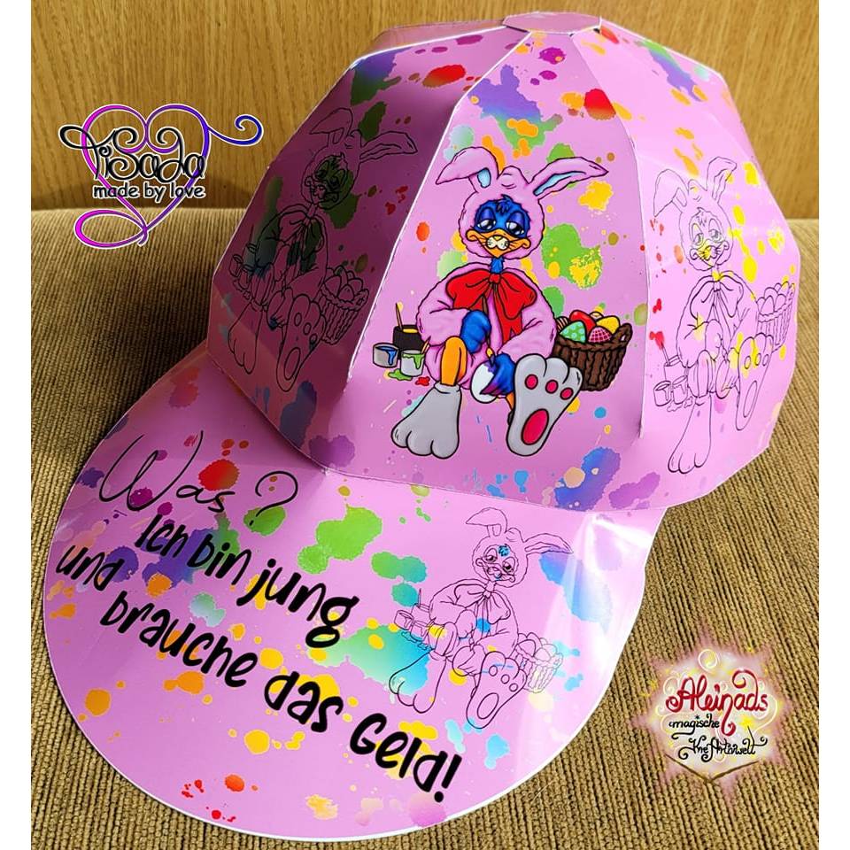 Plotterdatei und DigiStamp "Osterhahn" ,SVG, DXF, PNG, inkl. Digipapier und Sayings Bild 2