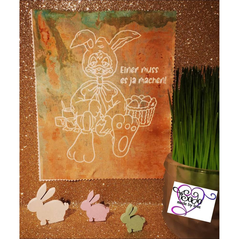 Plotterdatei und DigiStamp "Osterhahn" ,SVG, DXF, PNG, inkl. Digipapier und Sayings Bild 3