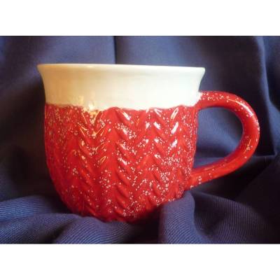 Schöne Tasse,Kaffee,Kaffeebecher,Tee, Geschenk, Pünktchen