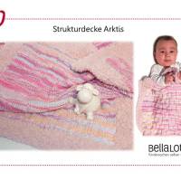 Strickanleitung für die kuschelige Babydecke Arktis in der Größe 60x80 cm