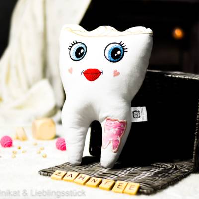 Zahnkissen Prinzessin - Kuschelkissen für die Zahnfee