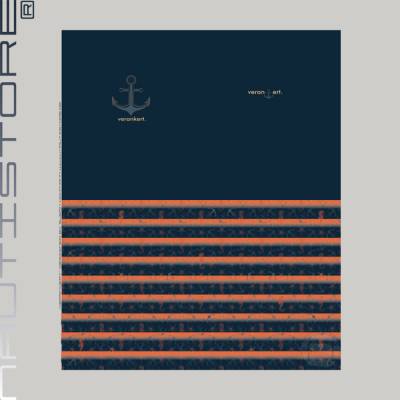 VERANKERT * Panel 1,80 x 1,50m * Sommersweat von Nautistore* Anker Seepferdchen Seestern