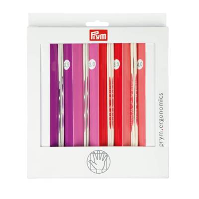 Strumpfstricknadeln Set Prym ergonomics 2,5 bis 4,0 Sockenstricknadeln