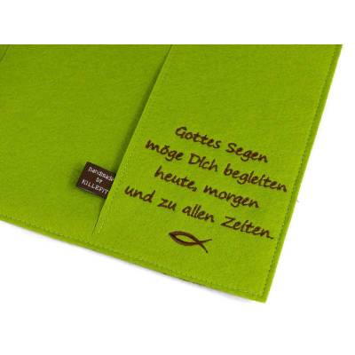 zusätzliche Widmung für Gotteslobhülle und Gesangbuchhülle zur Kommunion, Konfirmation