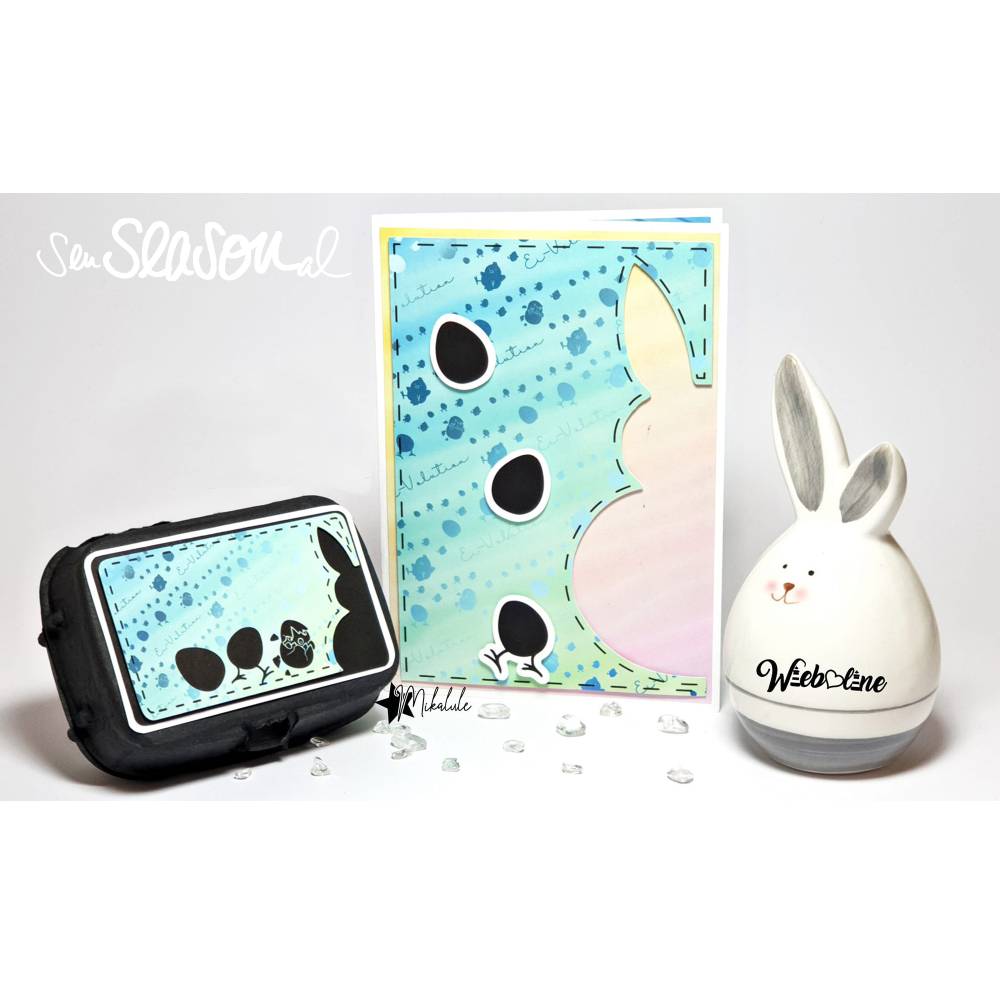 Digipapier Ei-Volution, frühlinghaftes Oster-Papier, 40 digitale Papiere für Ostern mit Küken, Ostereiern und Schriftzug Bild 10