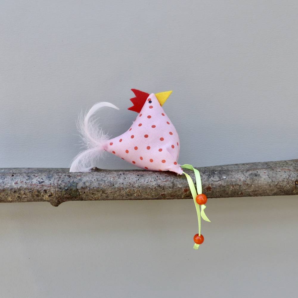 Huhn, Osterdeko, 1 St. Stoffhuhn, Oster-Hühnchen Bild 2