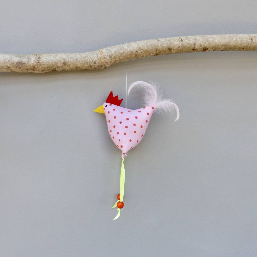 Huhn, Osterdeko, 1 St. Stoffhuhn, Oster-Hühnchen Bild 4