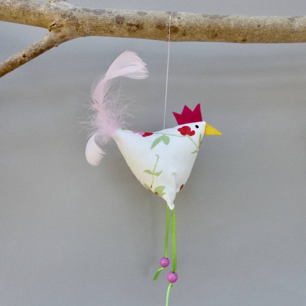 Huhn, Osterdeko, 1 St. Stoffhuhn, Oster-Hühnchen Bild 3