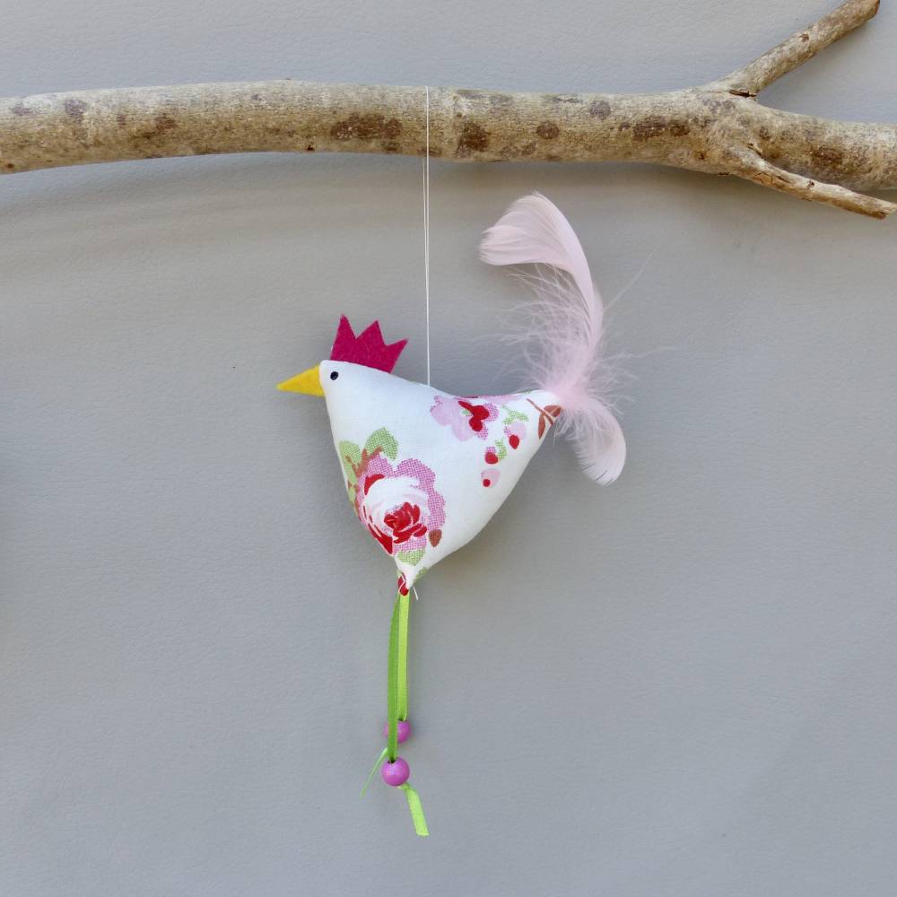 Huhn, Osterdeko, 1 St. Stoffhuhn, Oster-Hühnchen Bild 5