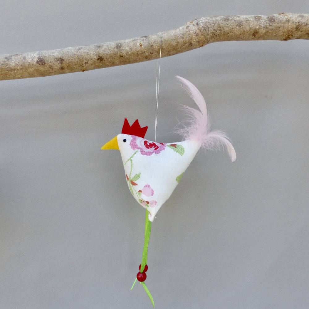 Huhn, Osterdeko, 1 St. Stoffhuhn, Oster-Hühnchen Bild 7