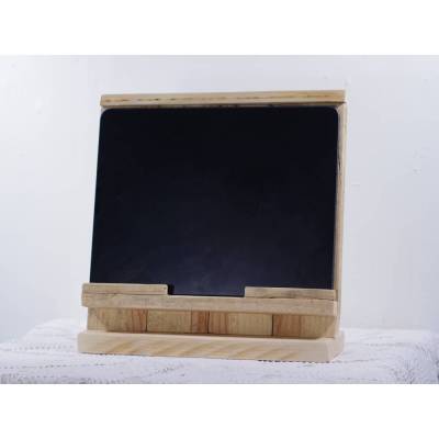 Tabletablage, Tablethalter aus Palettenholz, Wohndeko, Dekoration, Aufbewahrung