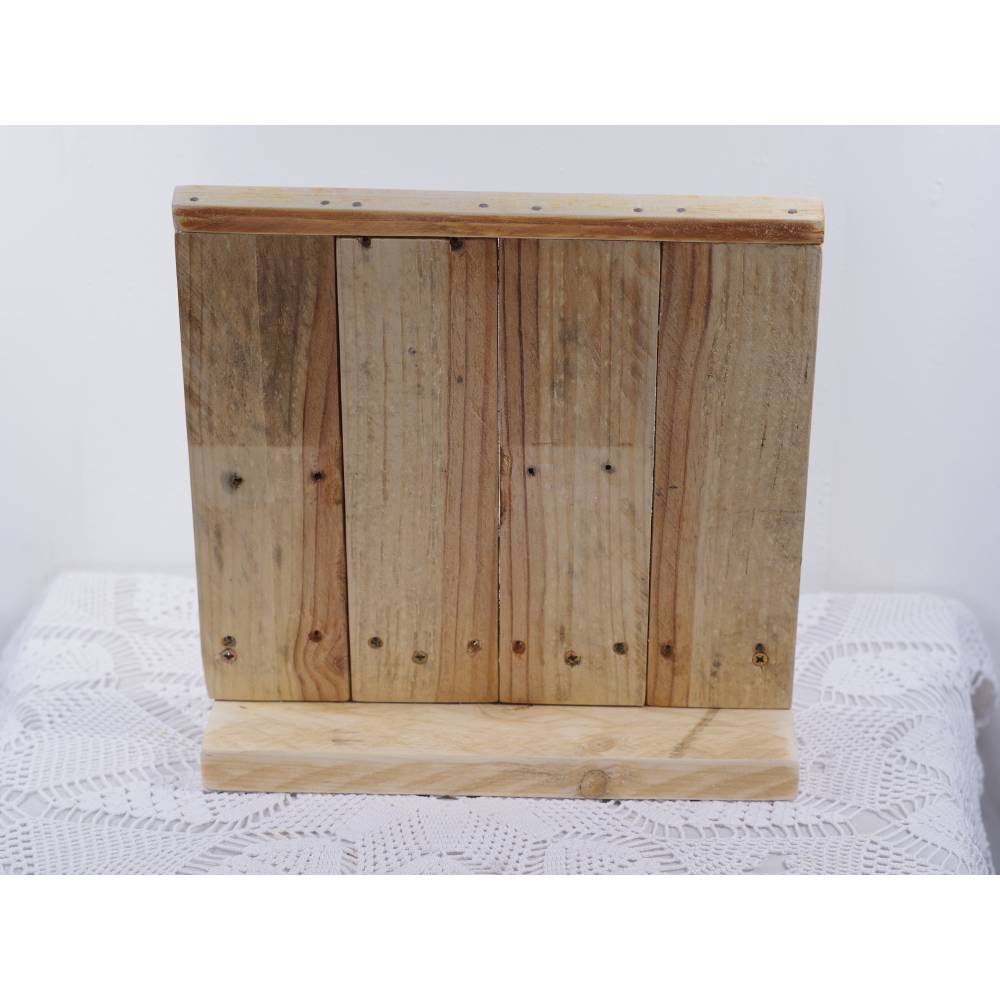 Tabletablage, Tablethalter aus Palettenholz, Wohndeko, Dekoration, Aufbewahrung Bild 4