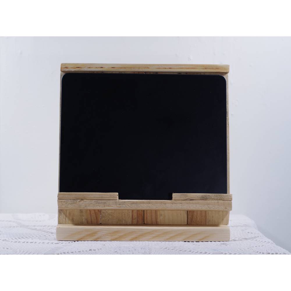 Tabletablage, Tablethalter aus Palettenholz, Wohndeko, Dekoration, Aufbewahrung Bild 6