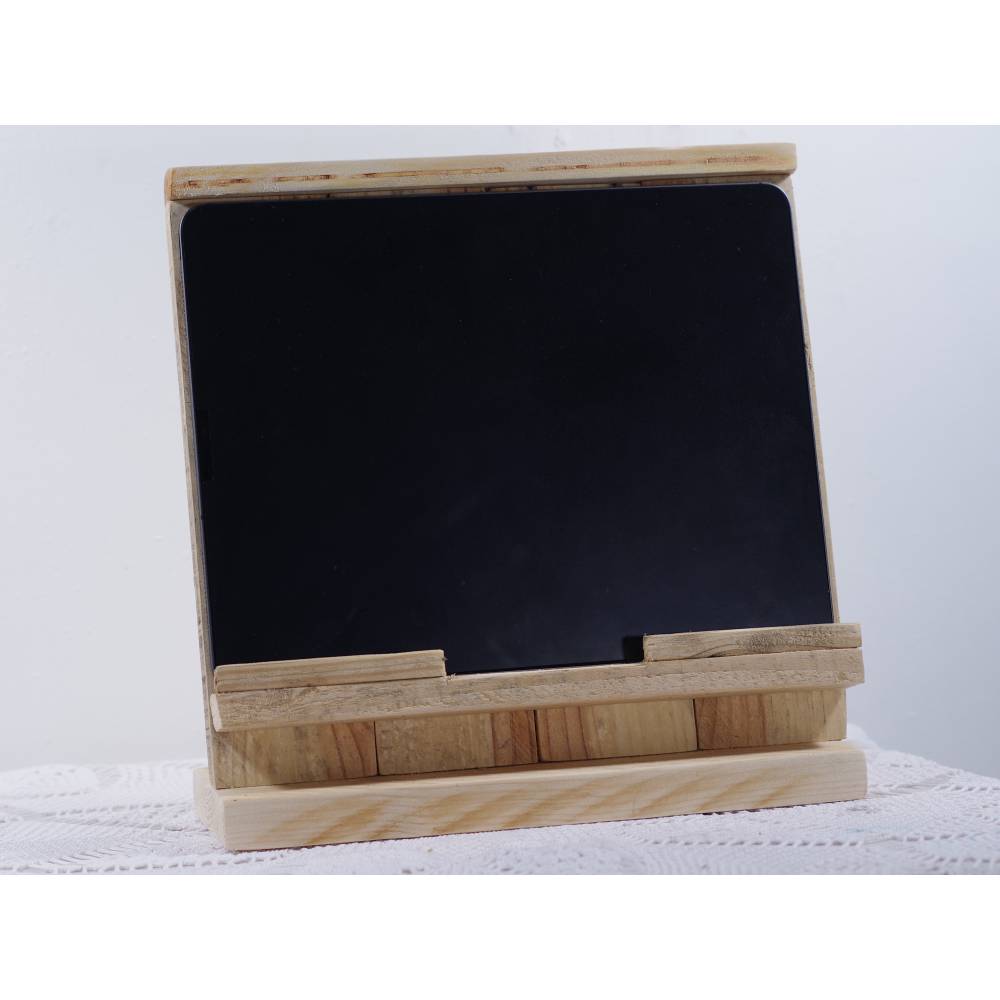 Tabletablage, Tablethalter aus Palettenholz, Wohndeko, Dekoration, Aufbewahrung Bild 8