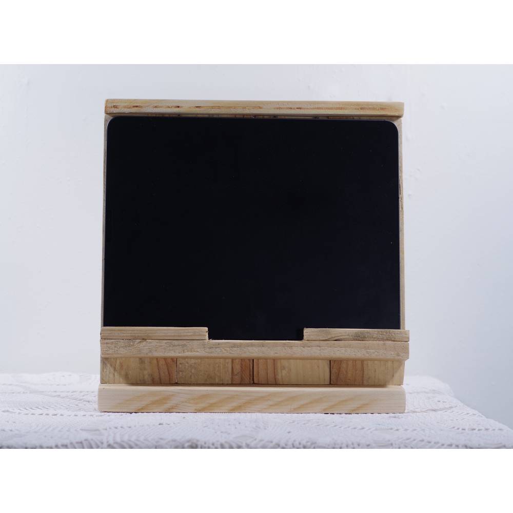 Tabletablage, Tablethalter aus Palettenholz, Wohndeko, Dekoration, Aufbewahrung Bild 9