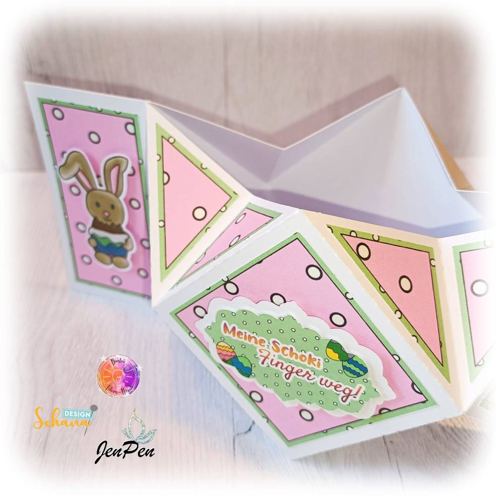 Ostern Osterhase Set Digistamps und Digipaper Plotterdatei Scrapbooking Basteln zu Ostern PNG JPG SVG Bild 6