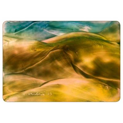 Kunst–Doppelkarte - „Wüstenlandschaft I“ - bewusst ohne Textvorgabe - Design  Ulrike Kröll.