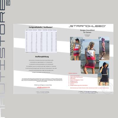 Schnittmuster * STRANDKLEED * Lässiges Strandkleid für DAMEN * Schnitt von Nautistore