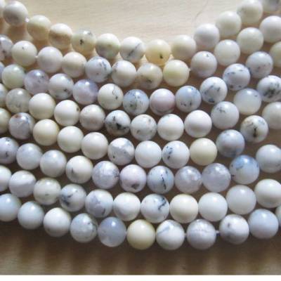 natürliche afrikanische Opal Perlen 8 - 8,5 mm  ein Strang