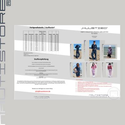 Schnittmuster * HUUSTIED * eins für (fast) alles: Hose, Jacke und Jumpsuit * Schnitt von Nautistore *