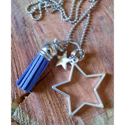 Minimalistische Kette mit Stern für den Sommer 