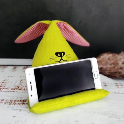 Handykissen / Sitzsack SITZHASI Uni - Smartphonestütze mit Kirschkernfüllung | RÄUBERKIND