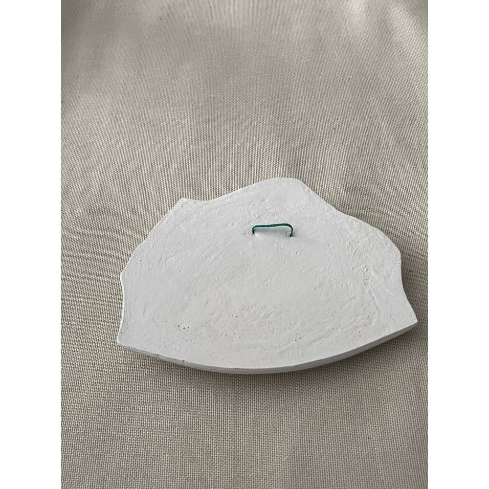 Türschild Hund - 1 Relief Namensschild ca. 10cm zum selber malen mit