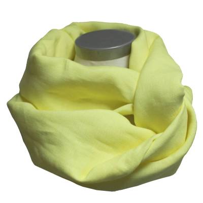 Leinen Loopschal Hellgelb – Allergikerfreundlicher Damen Leinenschal von la miscela