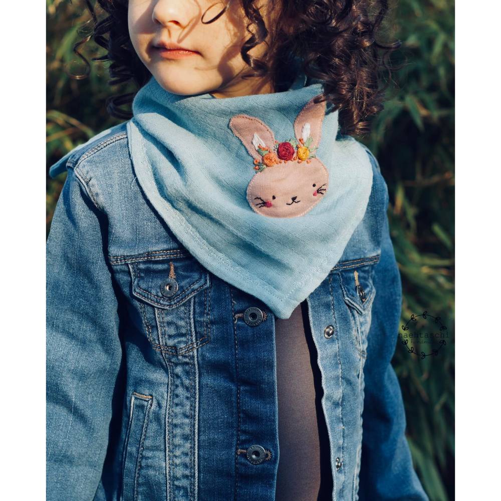 Appli & Stick Waldtiere - appliziere mit der Nähmaschine & pimpe mit einer Handstickerei - Hase, Reh, Fuchs, Maus & Bär Bild 10
