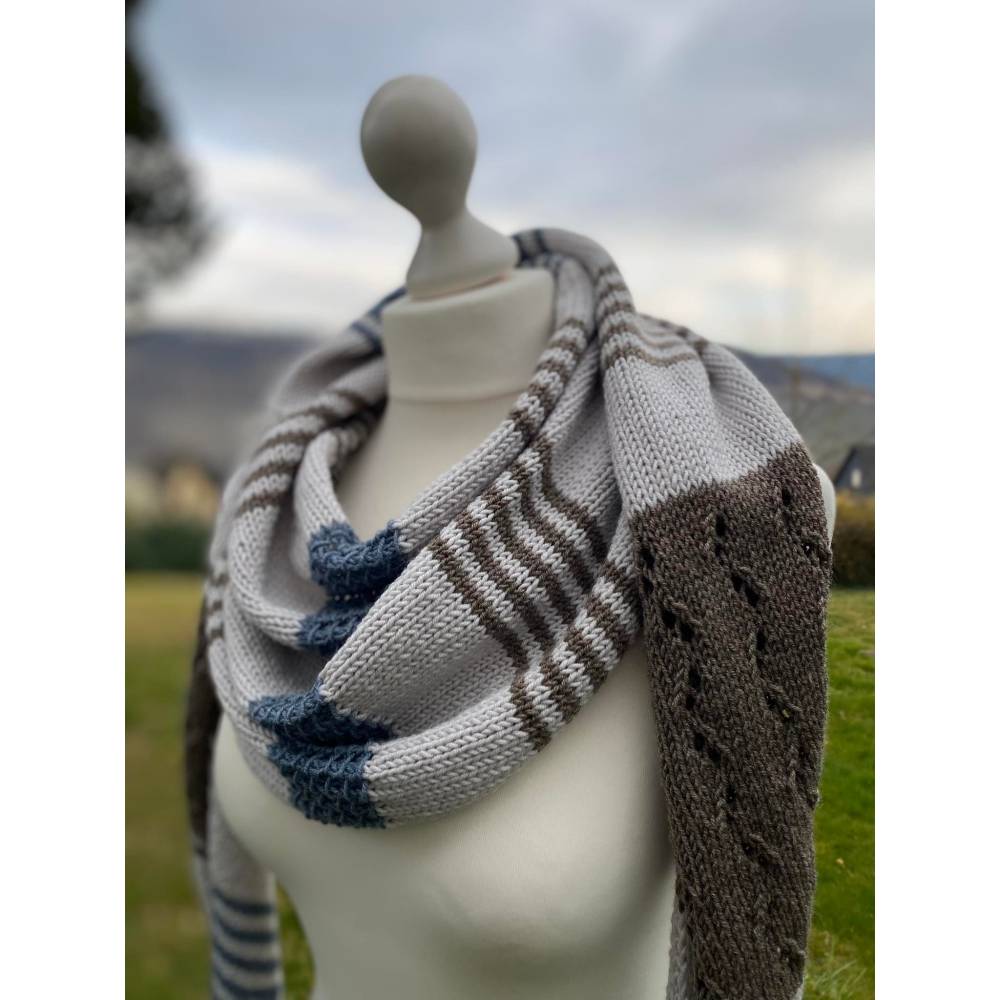Strickanleitung Lizas Tuch Cloudy Beach Bild 6