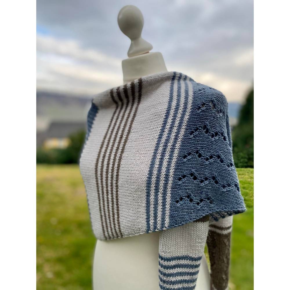 Strickanleitung Lizas Tuch Cloudy Beach Bild 8
