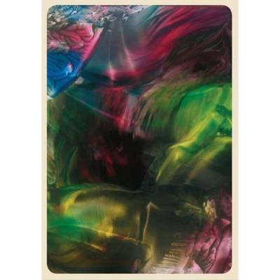 Kunst–Doppelkarte - „Blick in die Tiefe“ - bewusst ohne Textvorgabe - Design  Ulrike Kröll.