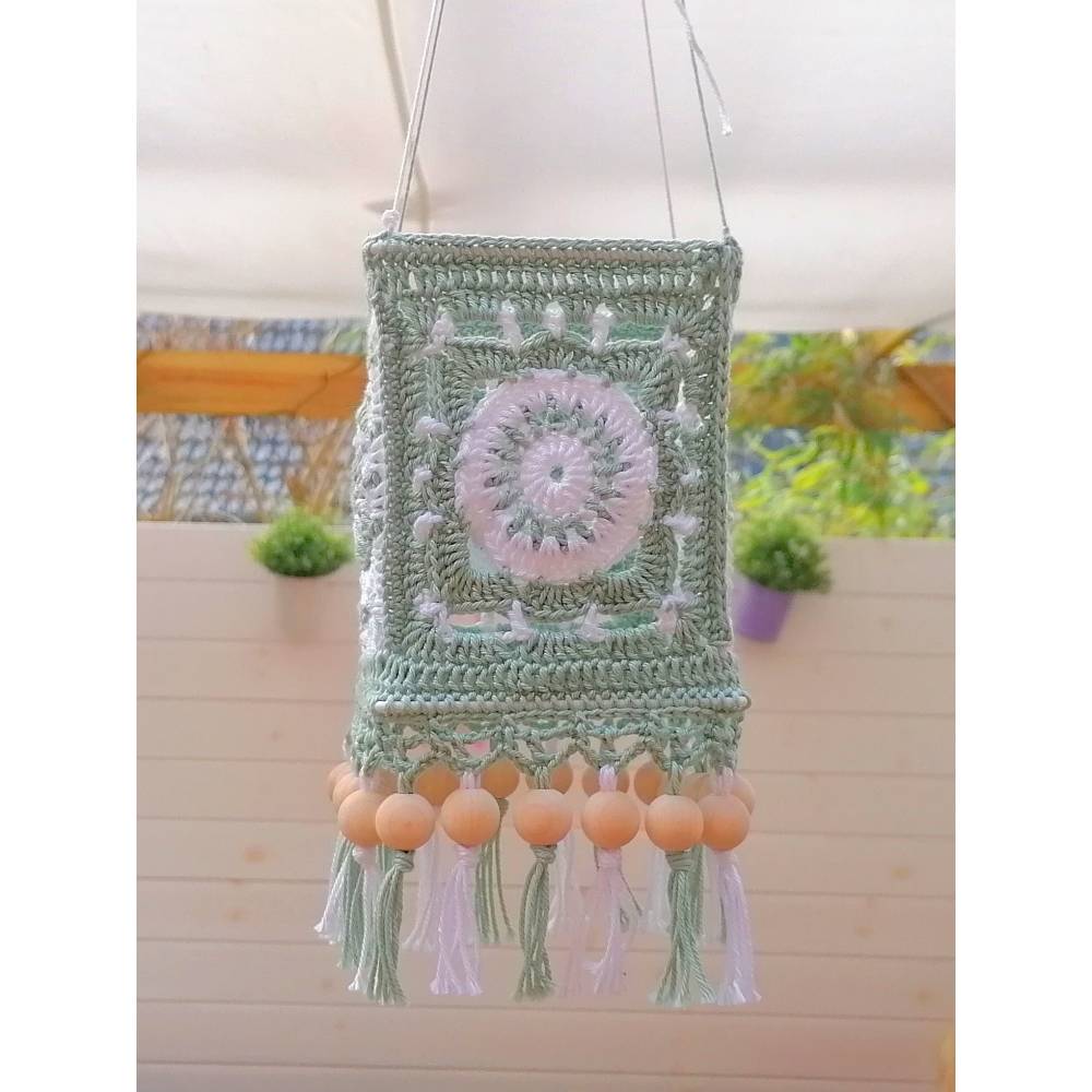 Häkelanleitung Lampion Sonnenblume im Boho Stil, Gartendekoration, Laterne, PDF Deutsch, Sommerdekoration, Lampe Bild 10