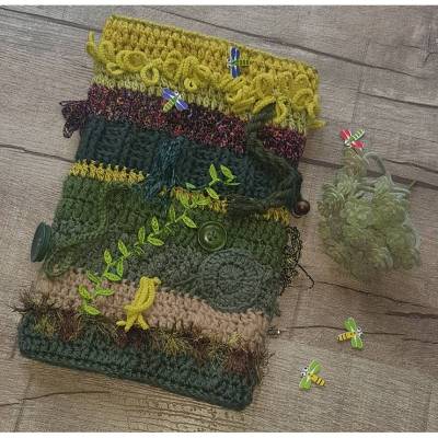 TwiddleMuff *RAINFORREST* Sensorik Alzheimer Demenz * Nestelmuff Beschäftigungsmuff MUFF