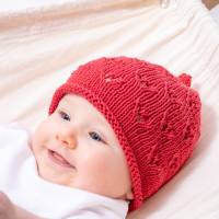 Strickanleitung Babymütze Tessa – Baby-Strickmütze aus Baumwolle (3–18 Monate)