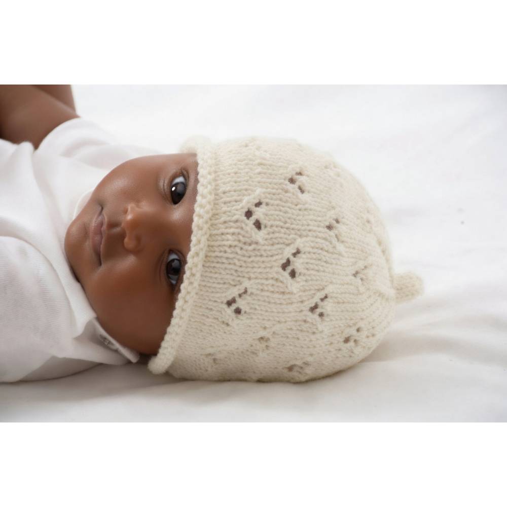 Strickanleitung Babymütze Tessa – Baby-Strickmütze aus Baumwolle (3–18 Monate) Bild 3
