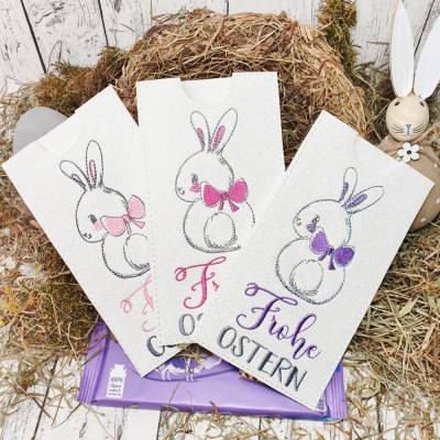 Schokoladenhülle zu Ostern auch für große Tafeln