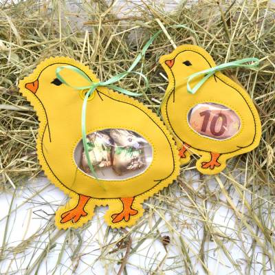 Stickdatei Küken ITH Füllobjekt Wunscherfüller